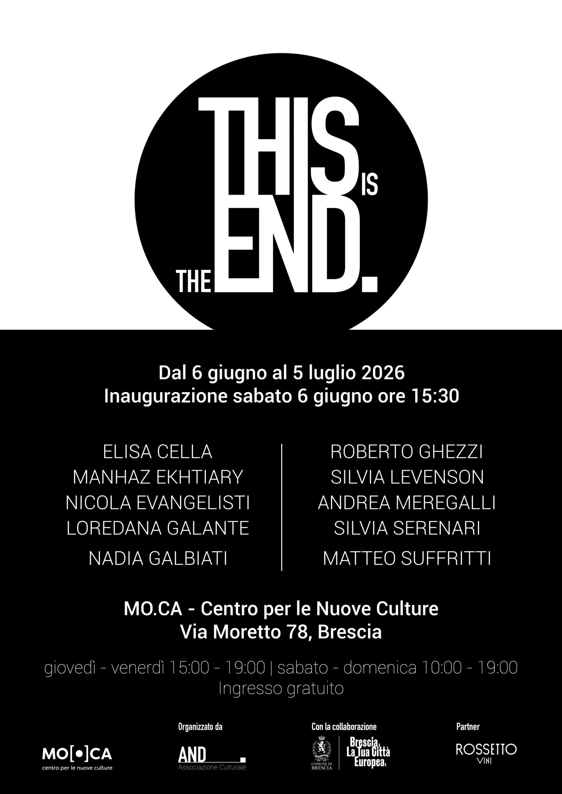 This is the End — Mostre a Brescia, 6 giugno – 5 luglio