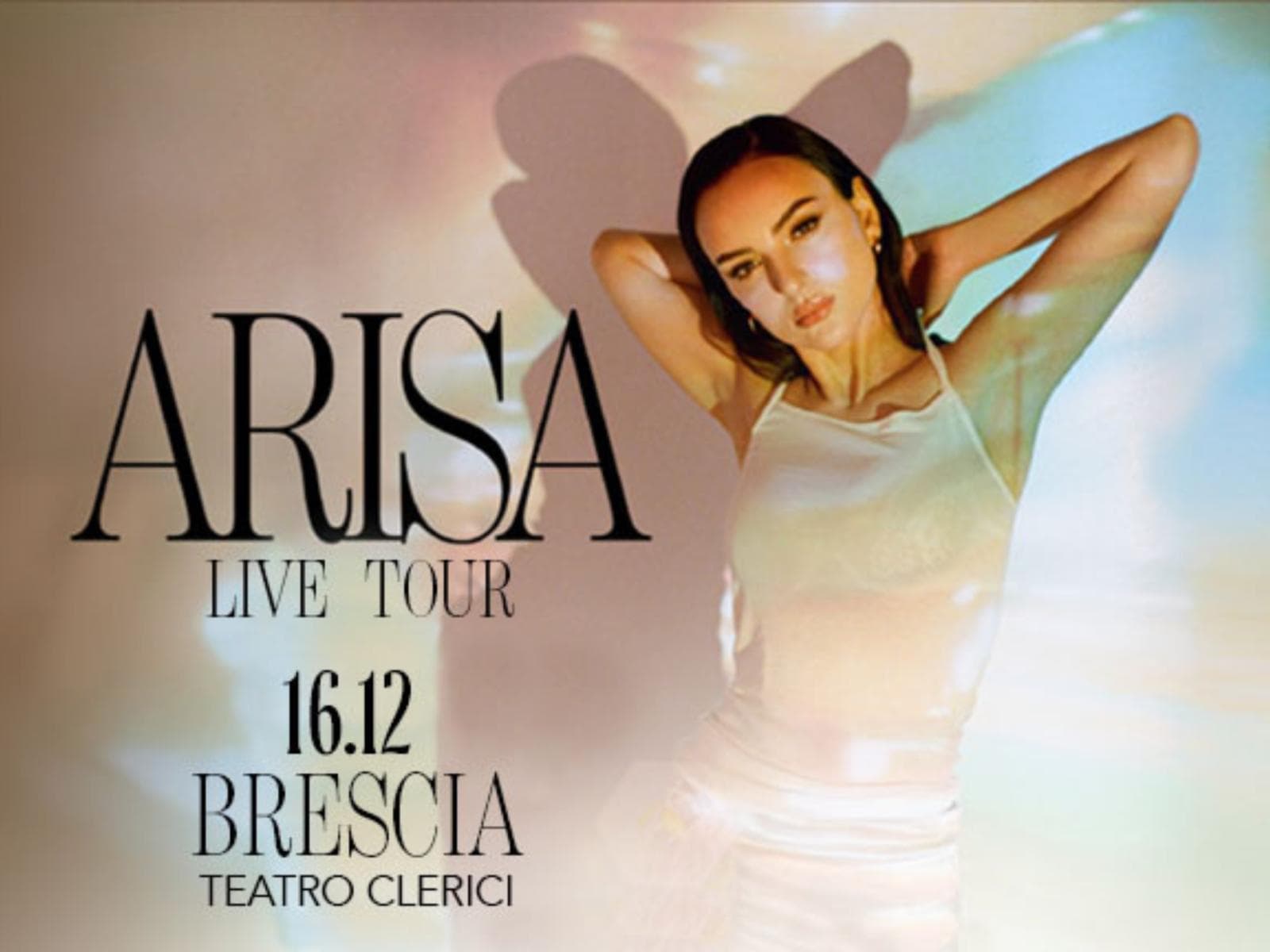 Arisa Live Tour — Musica a Brescia, mercoledì 16 dicembre