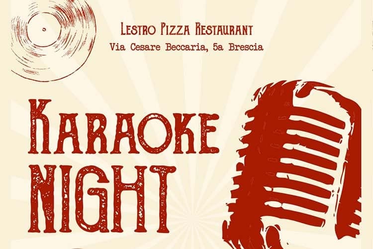 Karaoke Night in Taverna da Lestro — Musica a Brescia, mercoledì 27 maggio